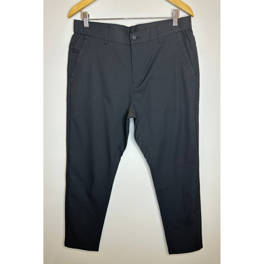 Jack Archer Jetsetter Tech Pants Straight Fit 33x28 Charcoal Performance Stretch - Picture 2 of 12